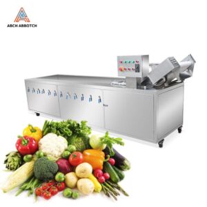 Vegetable processing and cleaning production line